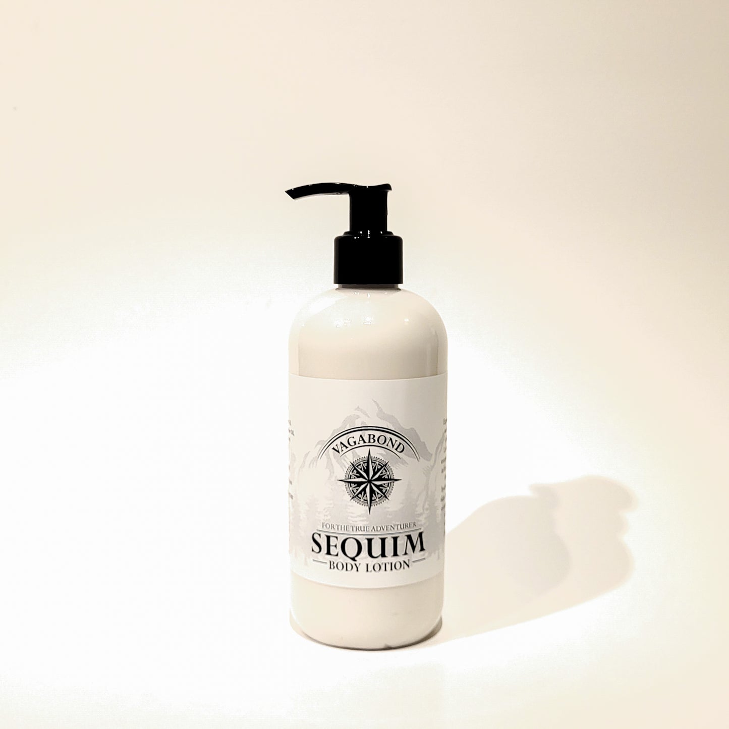 Sequim natural lotion lavender mint scent displayed against a white backdrop.